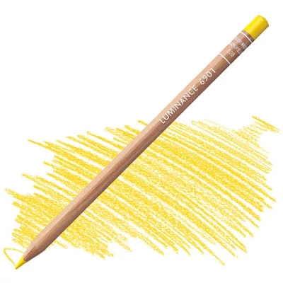 Caran d'Ache Luminance 6901 olovka u boji - 520, medium cadmium yellow (imitation)