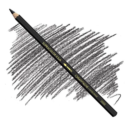 Caran d'Ache Supracolor Mekana vodena olovka - 009, black