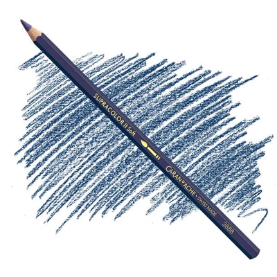 Caran d'Ache Supracolor Mekana vodena olovka - 139, indigo plava