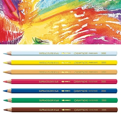 Caran d'Ache Supracolor Soft akvarel olovka - u raznim bojama