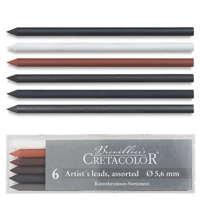 Cretacolor umetak za nalivpero, 5,6 mm - mješovito, 6 kom