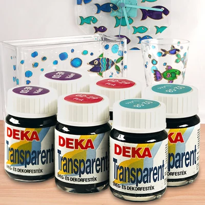 Deka Transparent solventna boja za staklo 25 ml - u raznim bojama