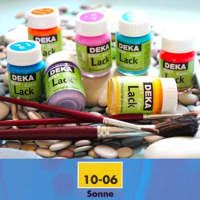 Deka Color Lack sjajna akrilna boja 25 ml - 06 sunčano žuta