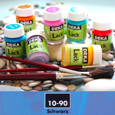Deka Color Lack sjajna akrilna boja 25 ml - 90 crna