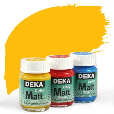 Deka Color Matt akrilna boja 25 ml - 07 zlatno žuta