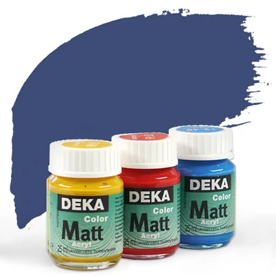 Deka Color Matt akrilna boja 25 ml - 53 tamno plava