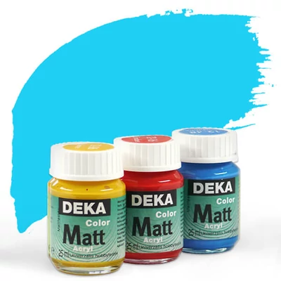 Deka Color Matt akrilna boja 25 ml - 55 aqua plava