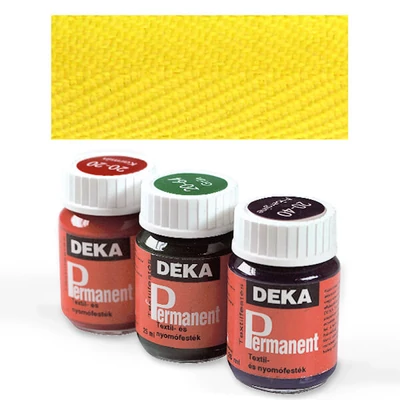 Deka Trajna tekstilna boja za lagane materijale - 04 limun