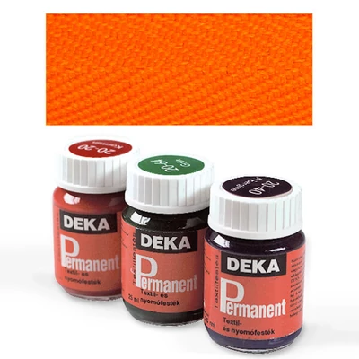 Deka Trajna tekstilna boja za lagani materijal - 08 mandarina