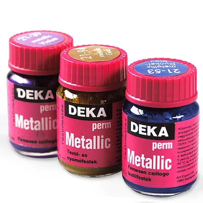 Deka Perm Metalik metalik boja za tkanine 25 ml - u raznim bojama