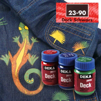 Deka Perm Deck boja za tamni materijal - 90 crna
