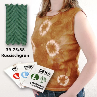 Deka batik boja 10 g - rusko zelena