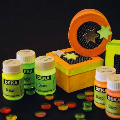 Deka Color Disco boja koja svijetli u mraku - u raznim bojama