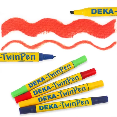 Deka TwinPen dvostrani filc vrh - 19 crvena