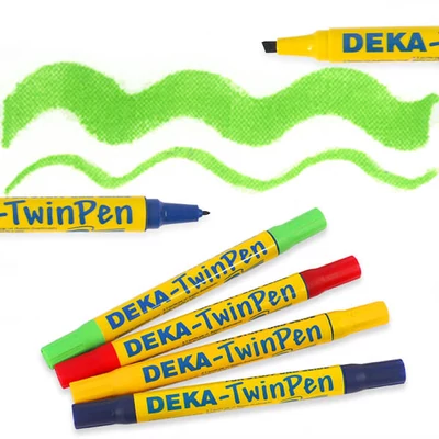 Deka TwinPen flomaster s dvostranim vrhom - 62 svijetlo zelena