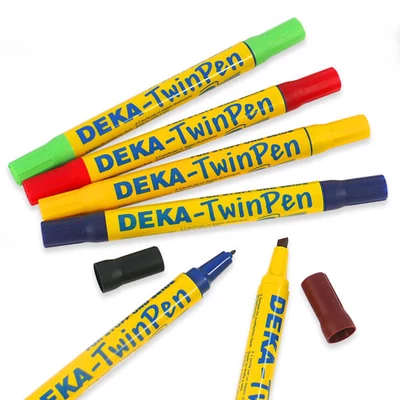 Deka TwinPen dvostrani tekstilni flomaster - u raznim bojama