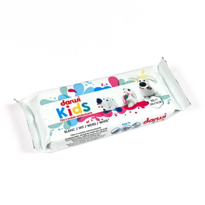 Darwi Kids glina za sušenje na zraku, 500 g - bijeli