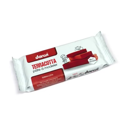 Darwi Terracotta glina za sušenje na zraku, 500 g - terakota