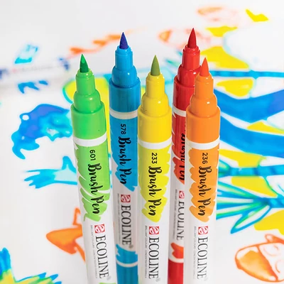 Talens Ecoline Brush Pen akvarel kist olovka - u raznim bojama