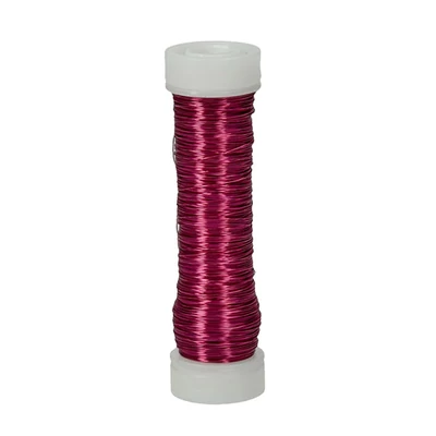 Ékszer drót, 0,18 mm, 25 m - metál lila