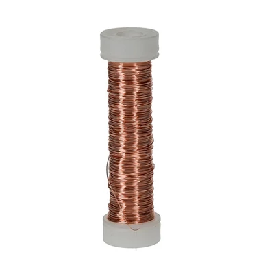 Žica za nakit, 0,18 mm, 25 m - metalik bakar