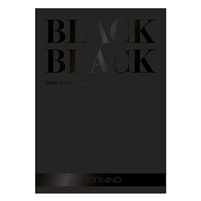 Fabriano Black Black blok za crtanje, 300 g - 24x32 cm, 20 listova