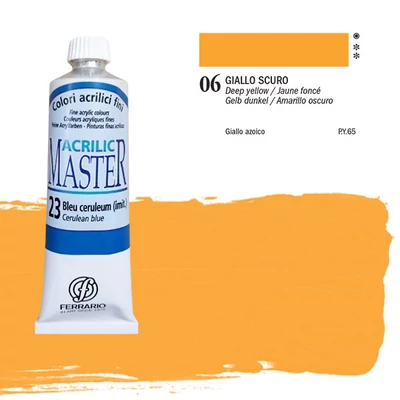 Ferrario Master akrilna boja, 60 ml - 06, deep yellow