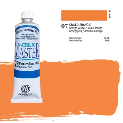 Ferrario Master akrilna boja, 60 ml - 07, orange yellow