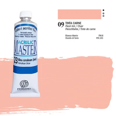 Ferrario Master akrilna boja, 60 ml - 09, flesh tint