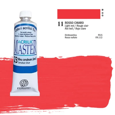 Ferrario Master akrilna boja, 60 ml - 11, light red