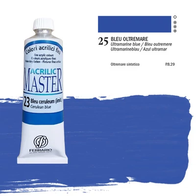 Ferrario Master akrilna boja, 60 ml - 25, ultramarine blue