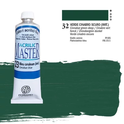 Ferrario Master akrilna boja, 60 ml - 32, cinnabar green light