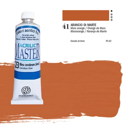 Ferrario Master akrilna boja, 60 ml - 41, mars orange
