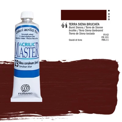 Ferrario Master akrilna boja, 60 ml - 44, burnt sienna