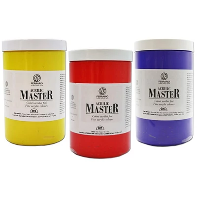 Ferrario Master akrilna boja, 1000 ml - u različitim bojama