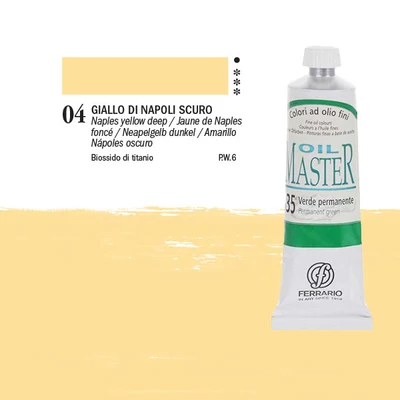 Ferrario Master uljana boja, 60 ml - 04, naples yellow deep
