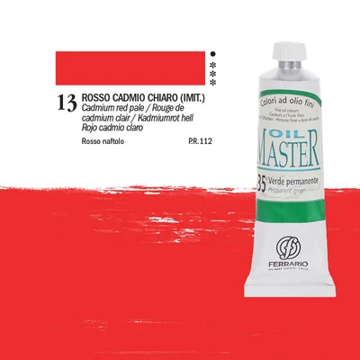 Ferrario Master uljana boja, 60 ml - 13, cadmium red pale
