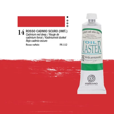 Ferrario Master uljana boja, 60 ml - 14, cadmium red deep