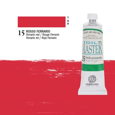 Ferrario Master uljana boja, 60 ml - 15, ferrario red
