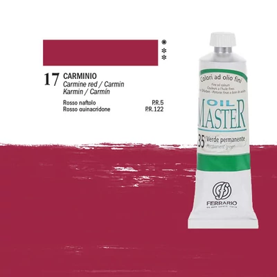 Ferrario Master uljana boja, 60 ml - 17, carmine red