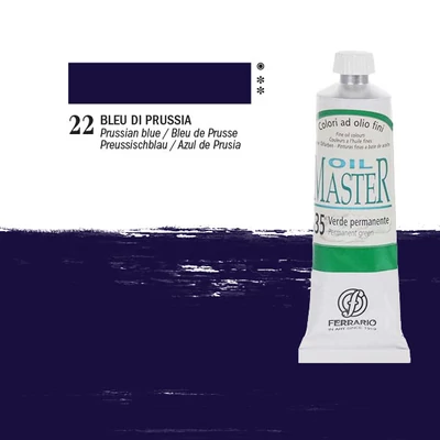 Ferrario Master uljana boja, 60 ml - 22, prussian blue