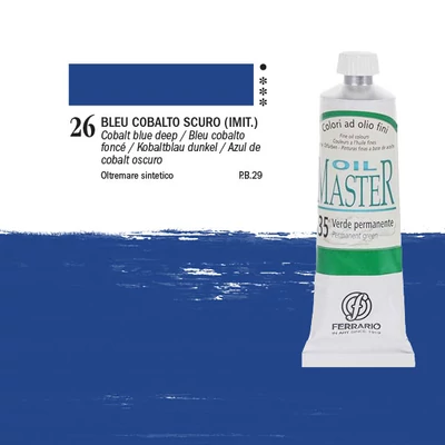 Ferrario Master uljana boja, 60 ml - 26, cobalt blue deep