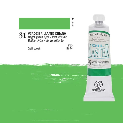 Ferrario Master uljana boja, 60 ml - 31, bright green light