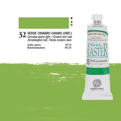 Ferrario Master uljana boja, 60 ml - 32, cinnaber green light