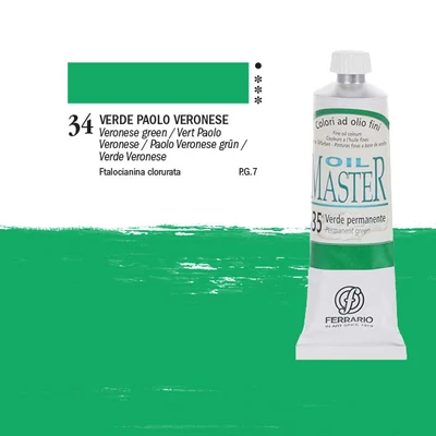 Ferrario Master uljana boja, 60 ml - 34, veronese green