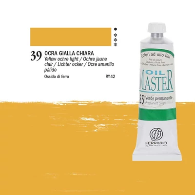 Ferrario Master uljana boja, 60 ml - 39, yellow ochre light