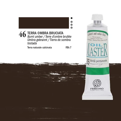 Ferrario Master uljana boja, 60 ml - 46, burnt umber