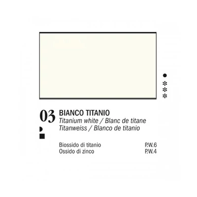 Ferrario Van Dyck uljana boja, 20 ml - 03, titanium white
