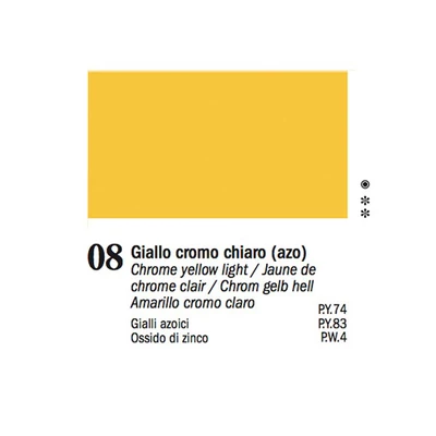 Ferrario Van Dyck uljana boja, 20 ml - 08, chrome yellow light