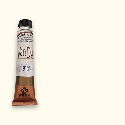 Ferrario Van Dyck uljana boja, 20 ml - 01, zinc white